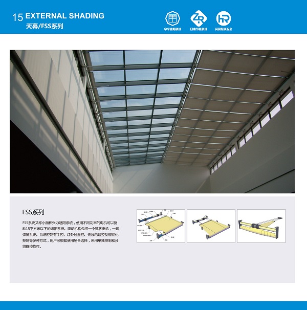 天蓬簾、天棚簾、天幕